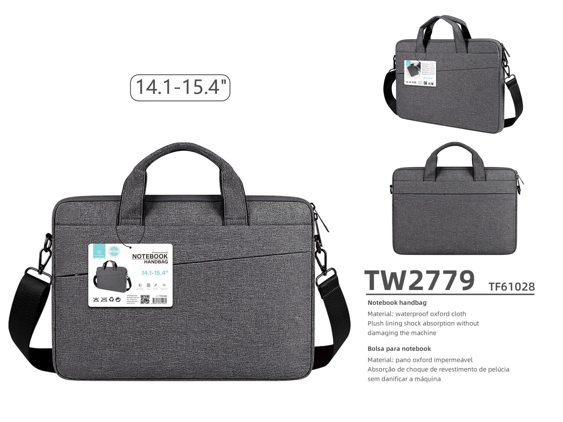 Sac d'ordinateur universel décontracté Toploader 14.1/15.4* Noir Sac d'ordinateur universel décontracté Toploader 14.1/15.4* Noir