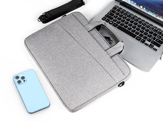 Sac d'ordinateur Toploader universel décontracté 15.6* gris Sac d'ordinateur Toploader universel décontracté 15.6* gris