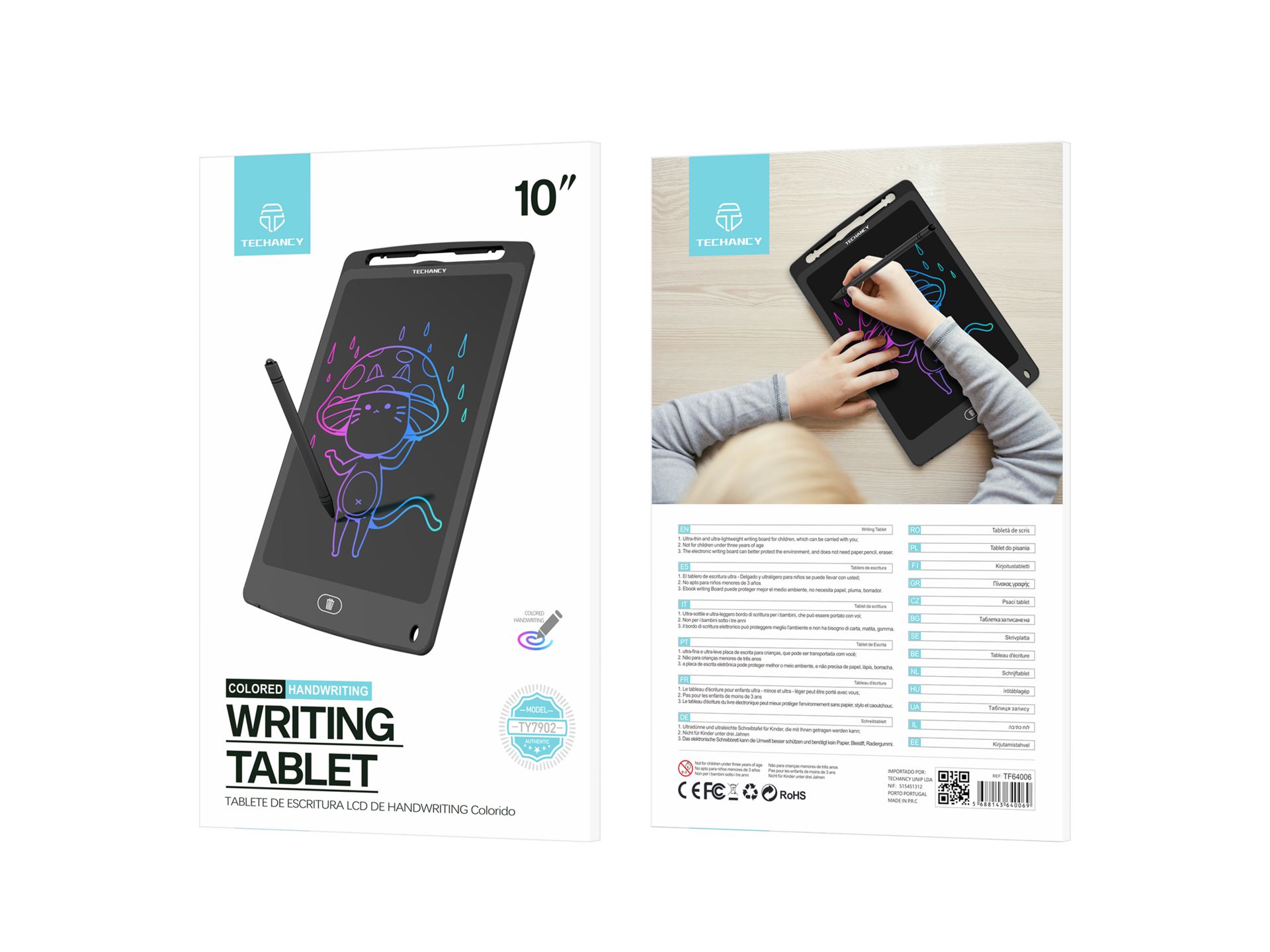 Tablet de Desenho Core Lcd Writing 10 Schwarz Tablet de Desenho Core Lcd Writing 10 Schwarz