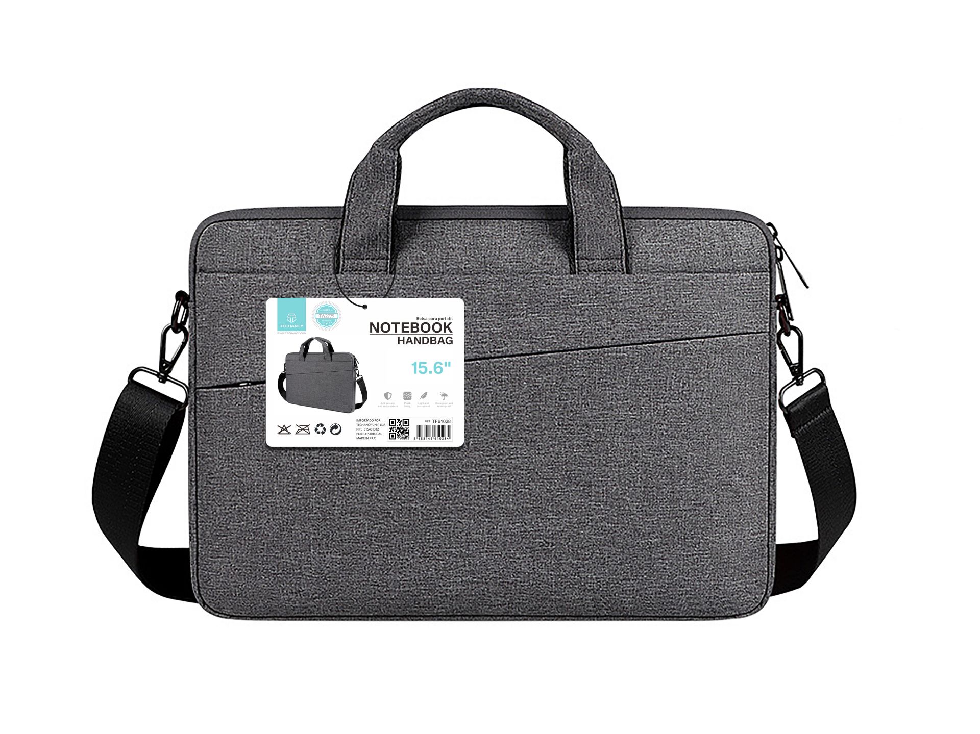 Borsa porta computer Universal Casual Toploader 15.6* Nero Borsa porta computer Universal Casual Toploader 15.6* Nero