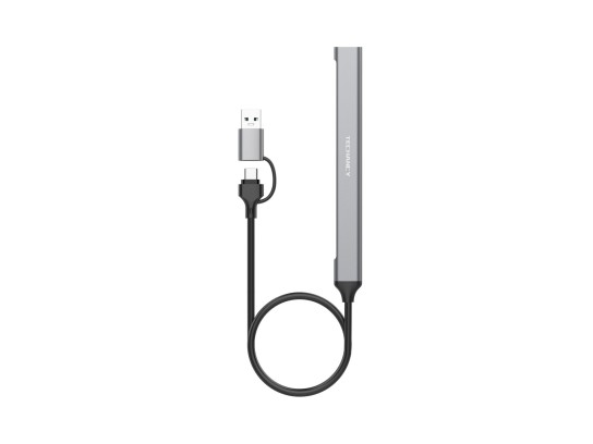Hub Usb-C+Usb 3.0 With 7 Ports Usb 0.5M Gray Hub Usb-C+Usb 3.0 With 7 Ports Usb 0.5M Gray