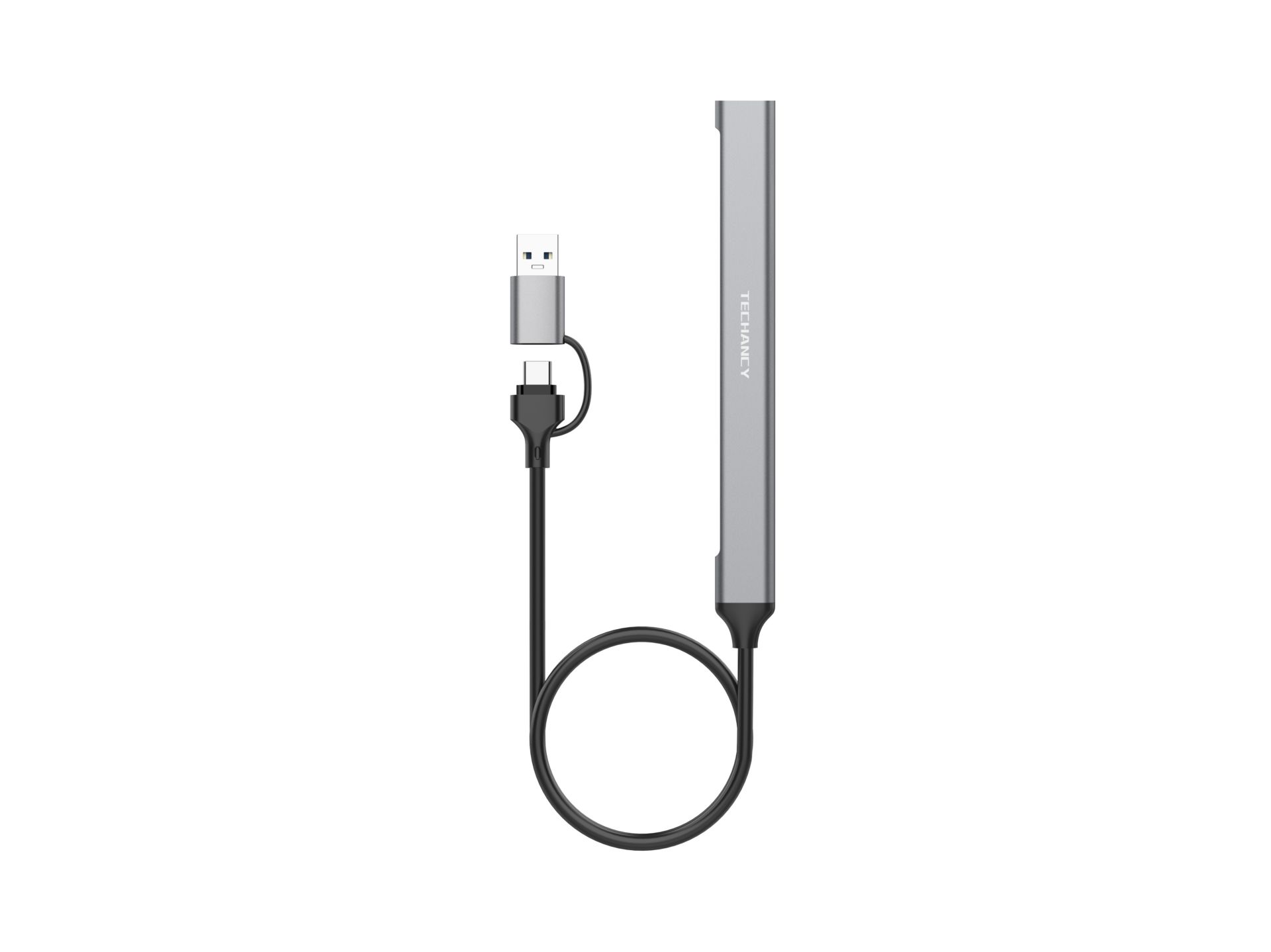 Hub Usb-C+Usb 3.0 With 7 Ports Usb 0.5M Gray Hub Usb-C+Usb 3.0 With 7 Ports Usb 0.5M Gray