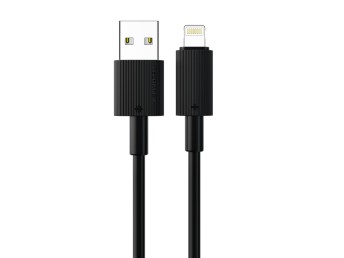 Fast Charging Lightning Cable 3A 1M Black