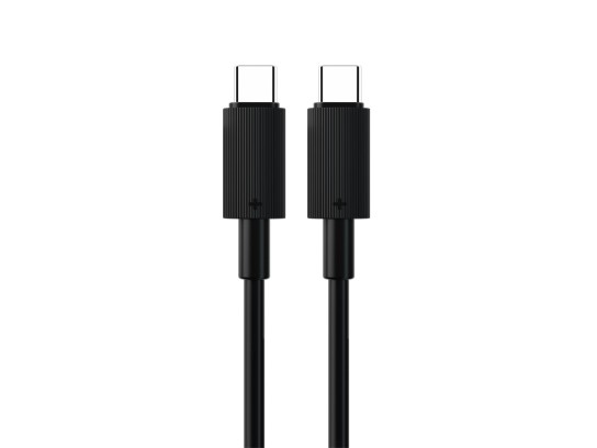 60W Typ-C zu Typ-C USB Kabel 1M Schwarz