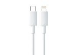 30W USB Cable Type-C To Lightning  White 1M