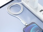 30W USB-Kabel Typ-C auf Lightning Wei 1M