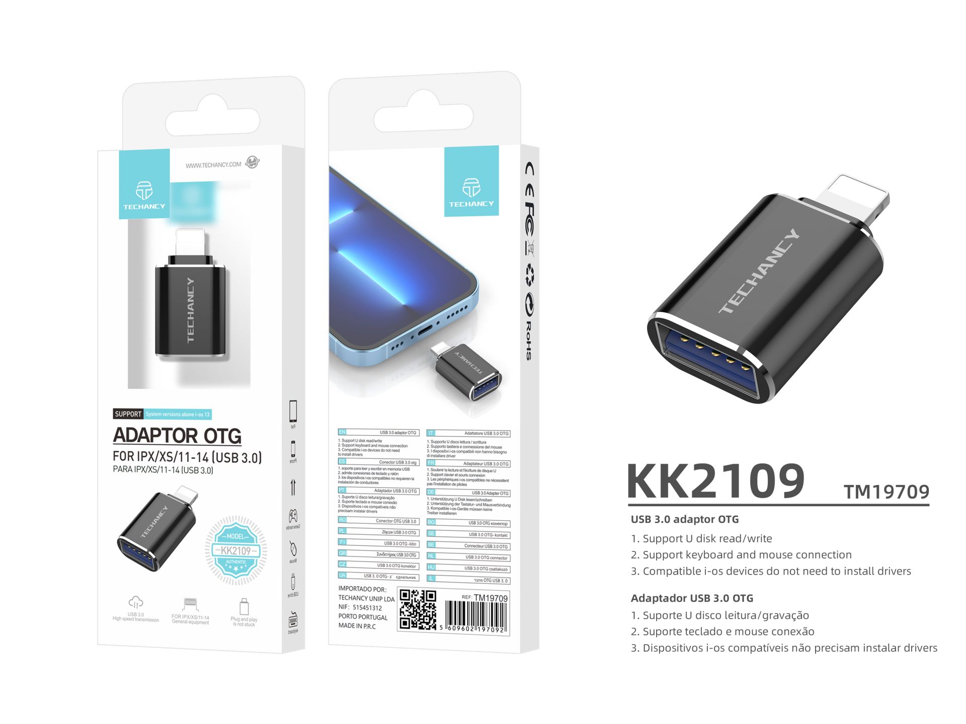 Otg Lightning to Usb Adapter