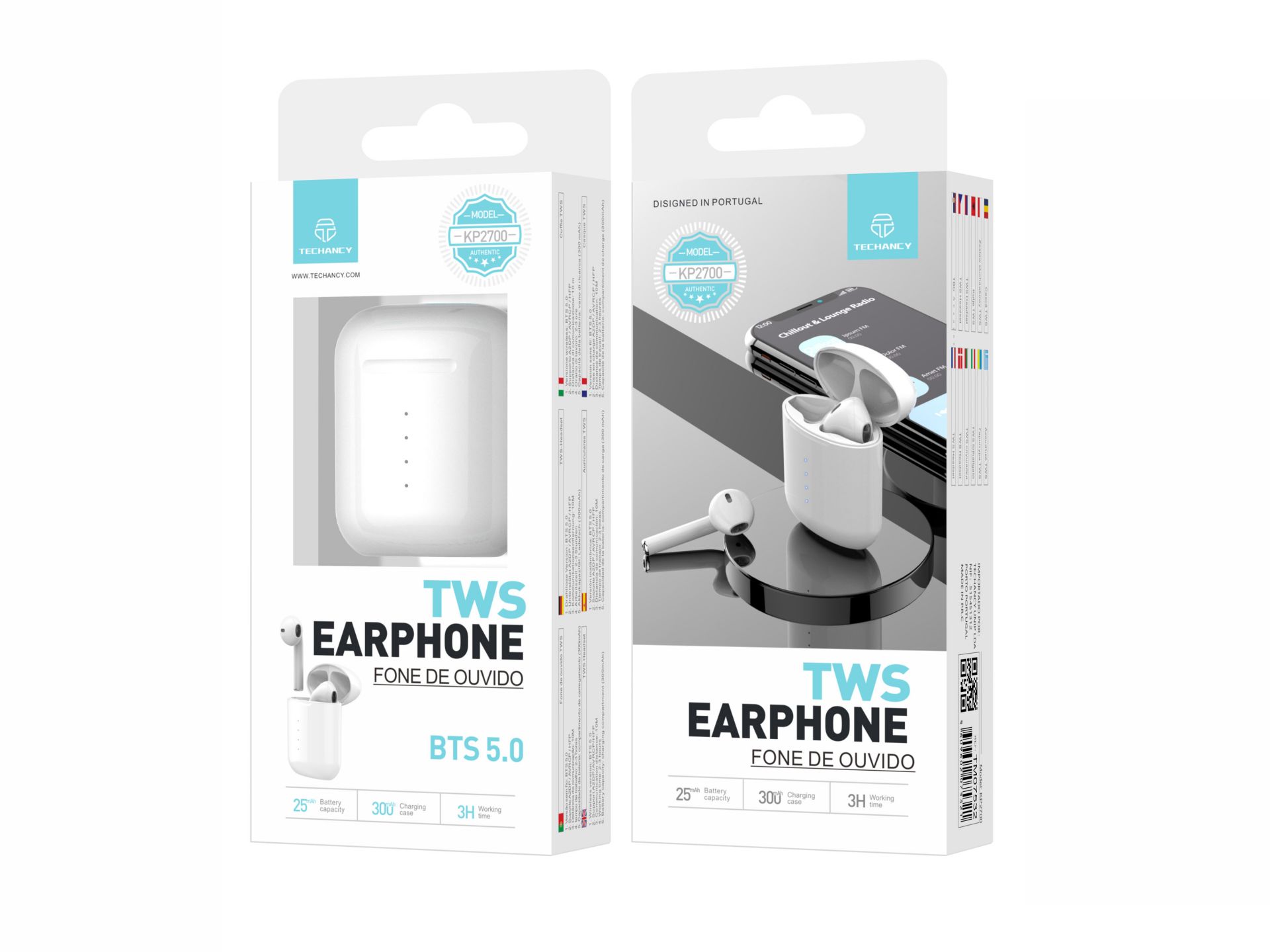 Auricolari bianchi senza fili Tws Auricolari bianchi senza fili Tws