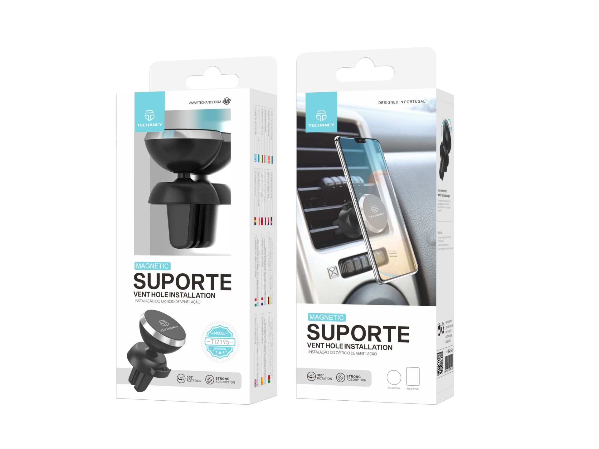 Universal Autohalterung Schwarz/Grau Universal Autohalterung Schwarz/Grau
