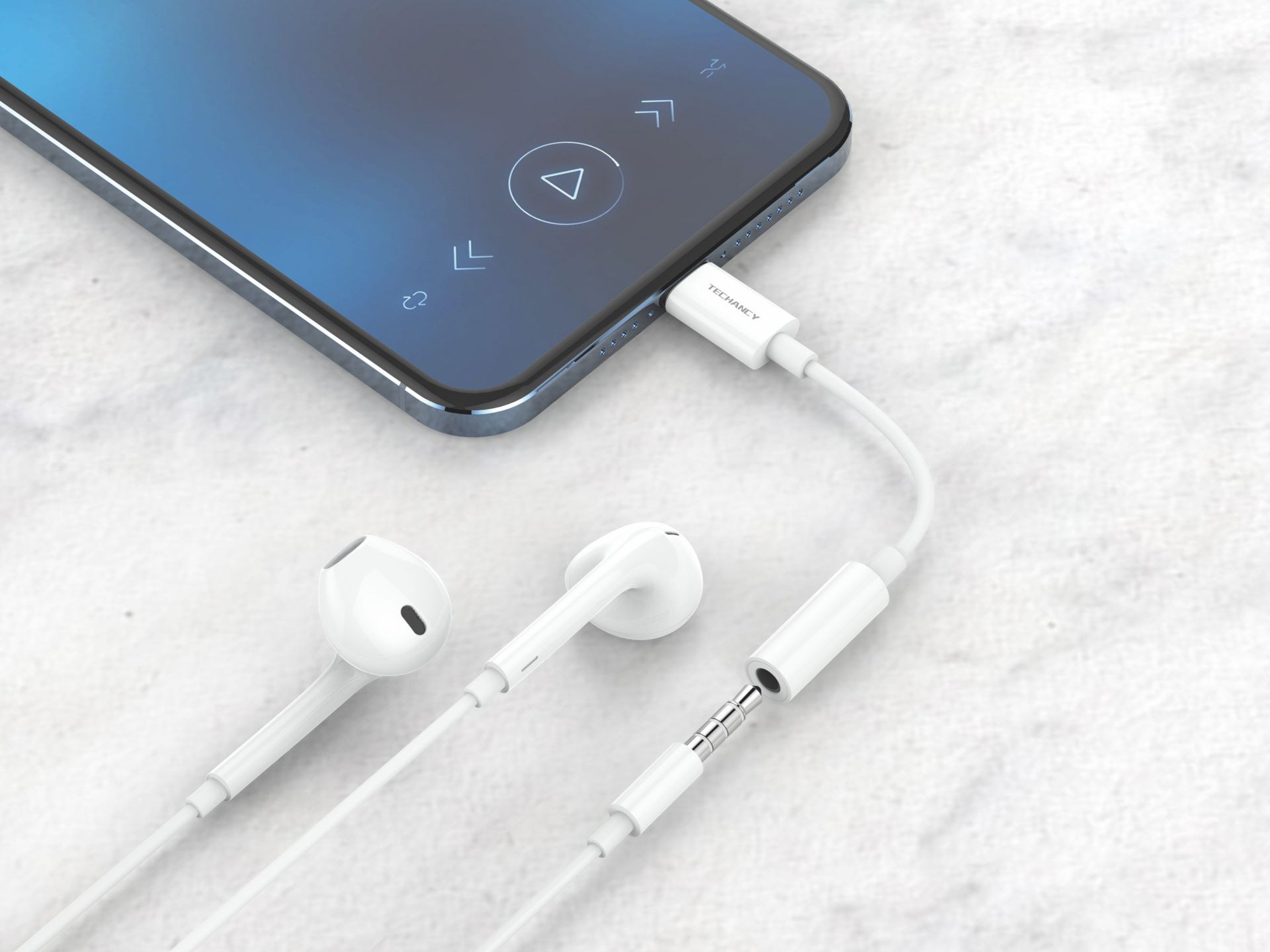 Adattatore auricolare da Lightning a 3,5 mm compatibile con Iphone Adattatore auricolare da Lightning a 3,5 mm compatibile con Iphone