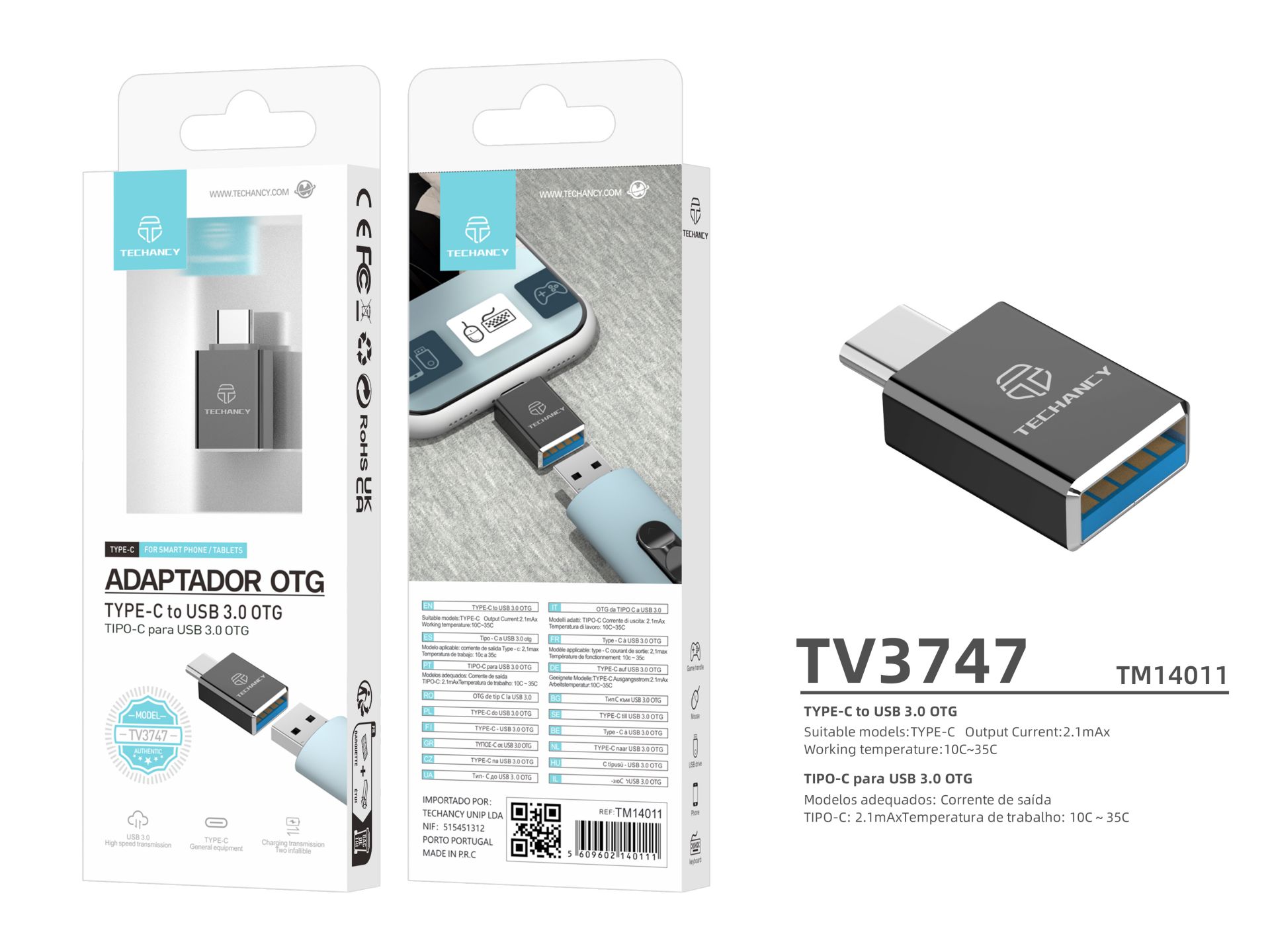 Usb Typ C Otg Adapter Schwarz Usb Typ C Otg Adapter Schwarz