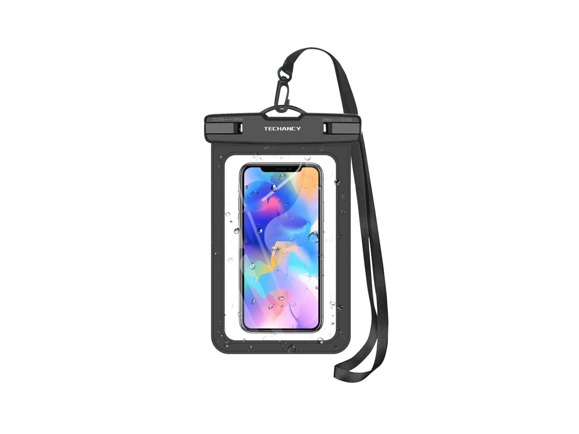 Capa Bolsa Telemovel Impermeavel Universal Para Xiaomi Iphone Samsung Etc 7.2 Preto Capa Bolsa Telemovel Impermeavel Universal Para Xiaomi Iphone Samsung Etc 7.2 Preto