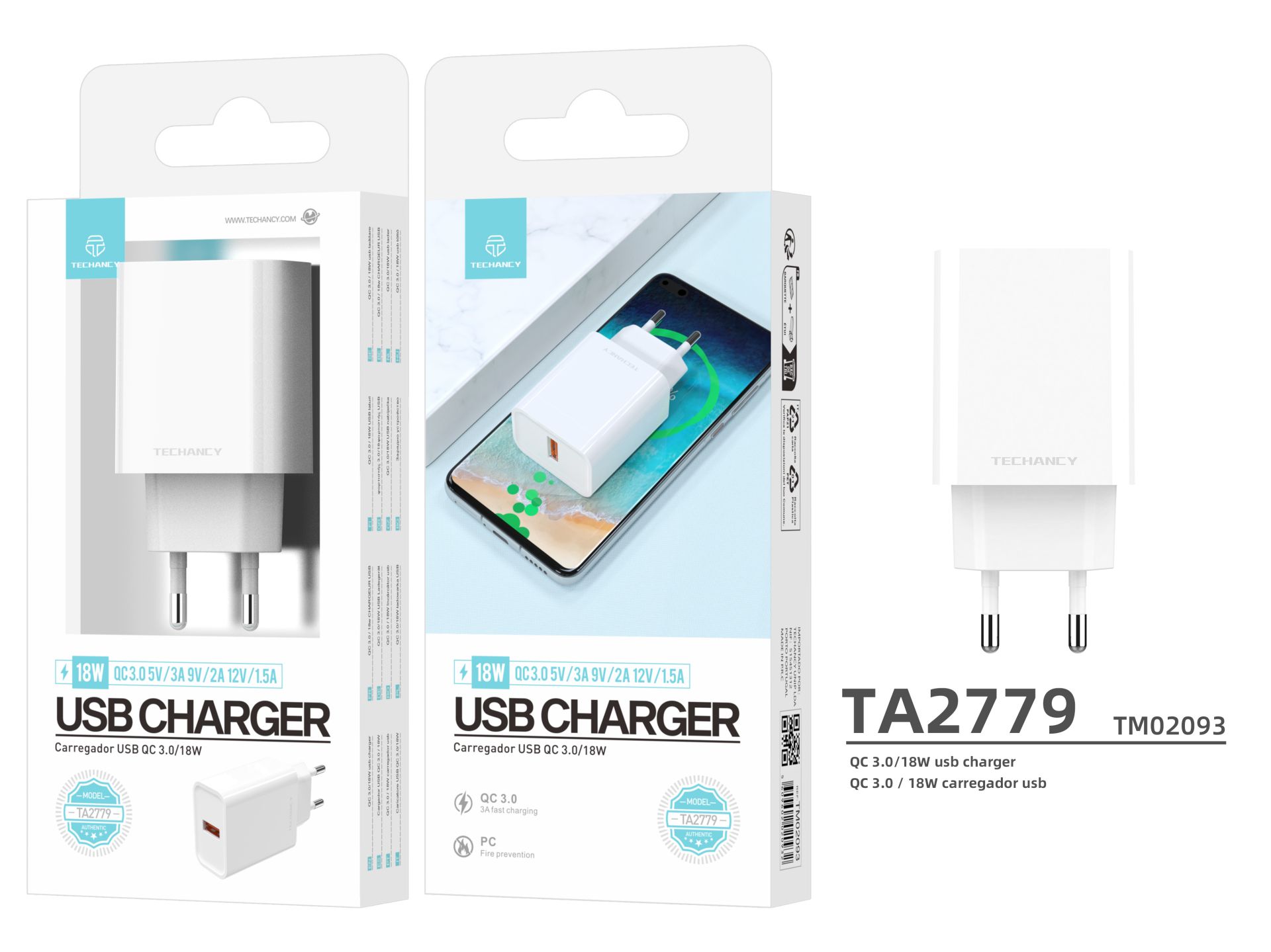 Cargador Usb Ultra Rápido Quick Charge 3.0A Qc Usb Power Adapter and Charging Charger Compatible Sam Cargador Usb Ultra Rápido Quick Charge 3.0A Qc Usb Power Adapter and Charging Charger Compatible Sam