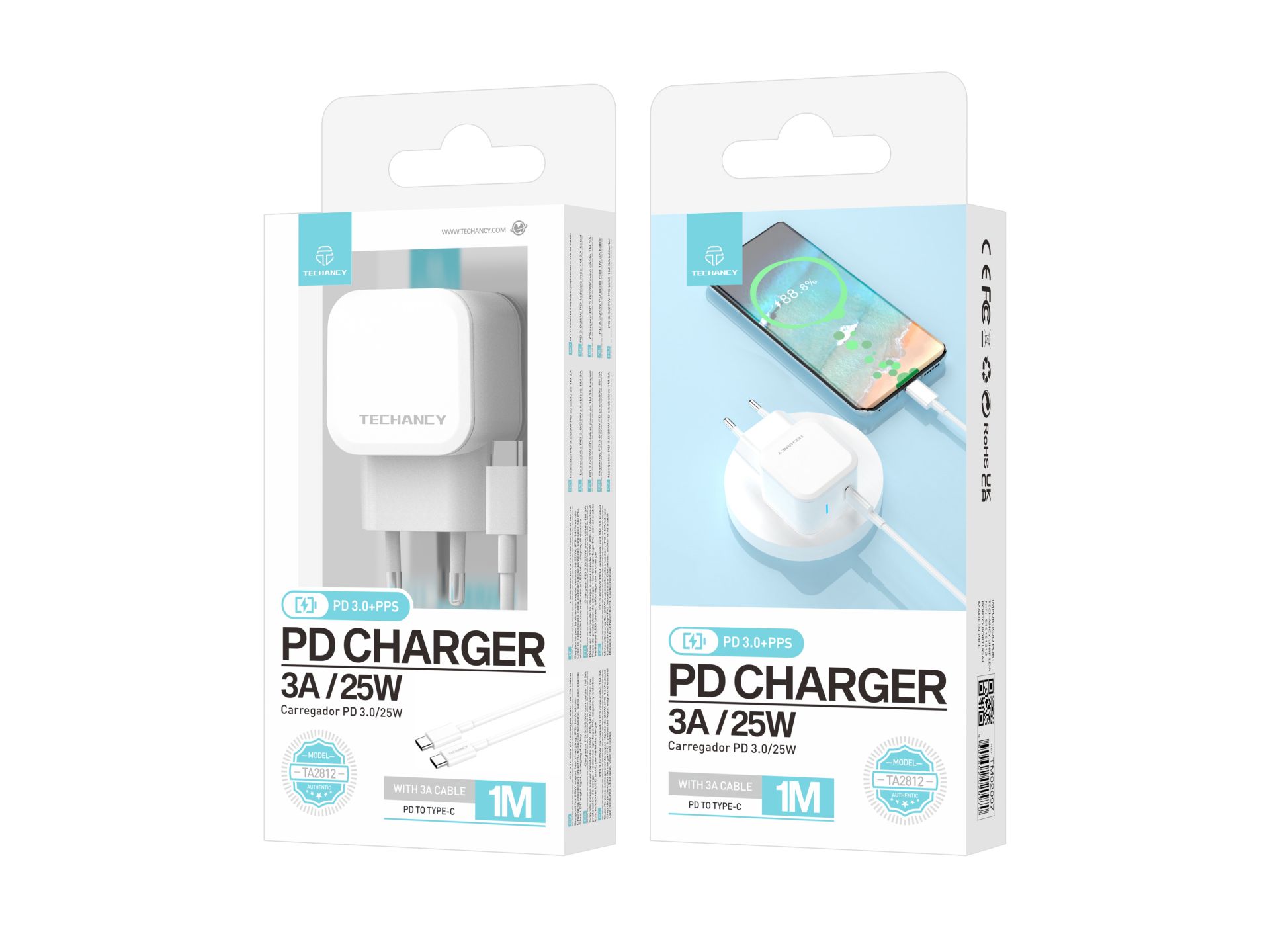 Usb C Fast Charger For Mobile Phone Xiaomi Redmi Note Poco Mi, Google, Oneplus, Motorola, Realme, Op