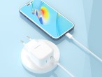 Chargeur mural 25W Usb-C Power Delivery Pps avec cble Usb-C vers Lightning (Mfi), Type C Dp Usb Qui