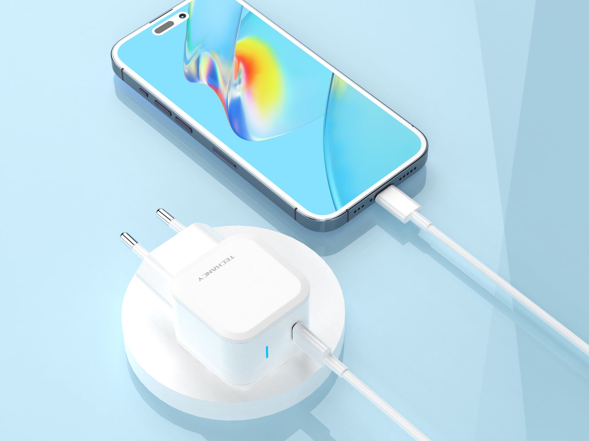 Carregador De Parede Usb-C Power Delivery Pps De 25 W Com Cabo Usb-C Para Lightning (Mfi), Adaptador Carregador De Parede Usb-C Power Delivery Pps De 25 W Com Cabo Usb-C Para Lightning (Mfi), Adaptador