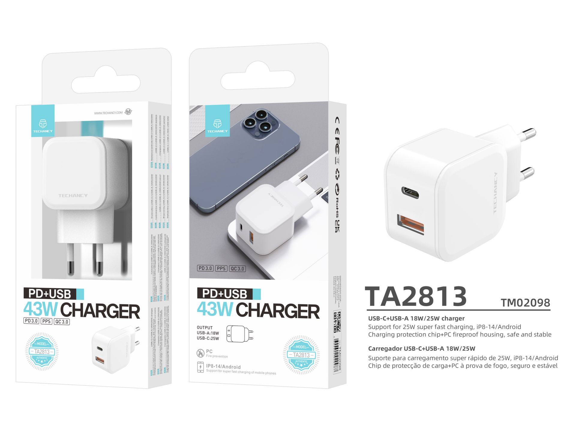 25W usb c netzteil, typ c und eine schnellladebuchse, schnellladegerät kompatibel mit iPhone 14/13/1 25W usb c netzteil, typ c und eine schnellladebuchse, schnellladegerät kompatibel mit iPhone 14/13/1