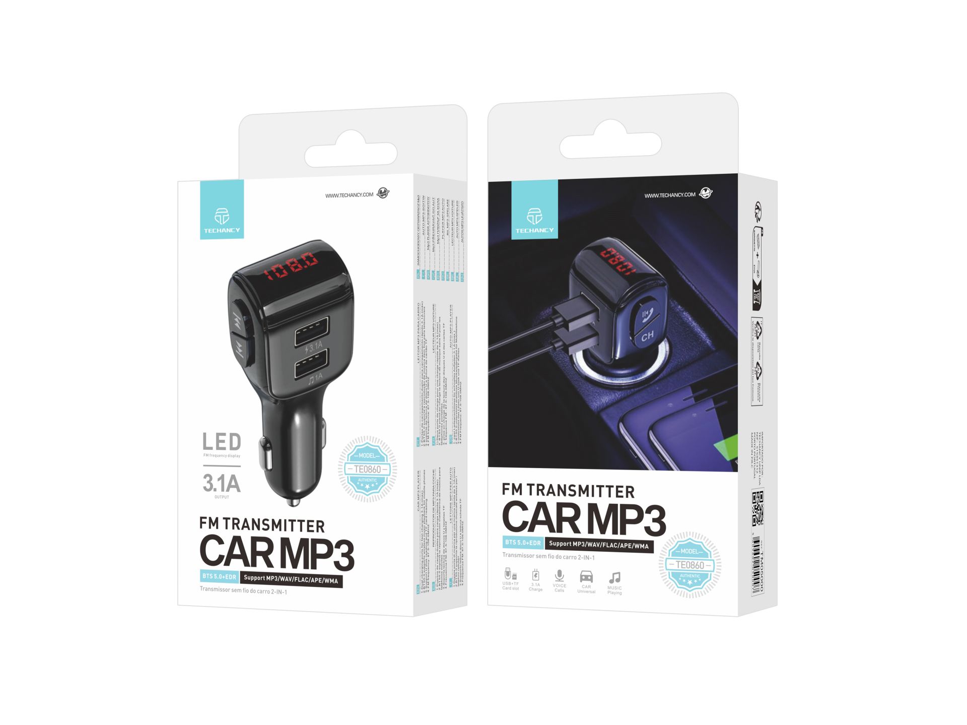 Transmissor Fm Bluetooth Carro Transmissor Fm Bluetooth Carro