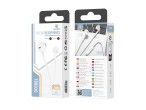 Auricular con cable 3.5Mm Blanco,Compatible Para Tablet,Ipad,Ipod,Huawei,Samsung Etc