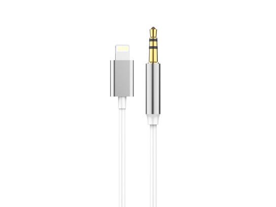 Cble audio auxiliaire pour Iphone,Audio de Lightning  Jack 3.5Mm compatible avec Iphone 12/13/14