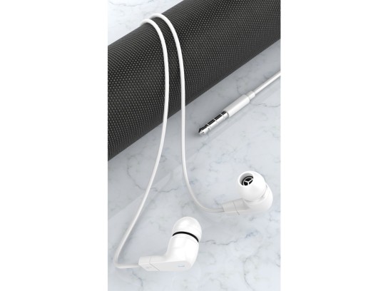 Auricolare con cavo 3.5Mm bianco, compatibile per la compressa, Ipad, Ipod, Huawei, Samsung Etc