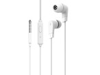 Ecouteurs avec Cable 3.5Mm Blanc,Compatible avec Tablette,Ipad,Ipod,Huawei,Samsung Etc