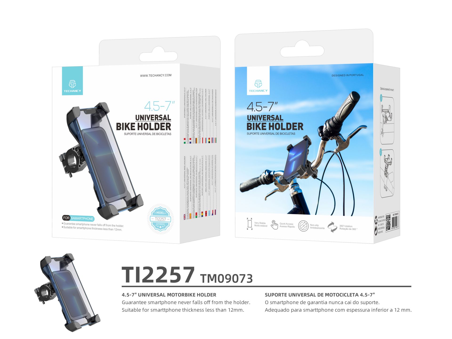 Universal Fahrrad Universal Handyhalterung Schwarz Universal Fahrrad Universal Handyhalterung Schwarz