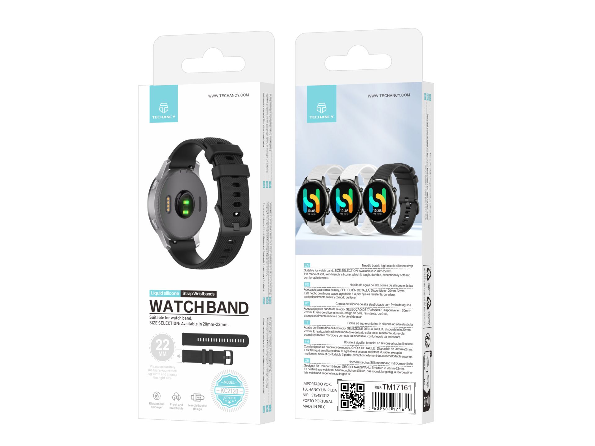 Strap 22mm Smart Watch - Waterproof Silicone Smart Watch Strap, Replacement Strap Compatible With Sa Strap 22mm Smart Watch - Waterproof Silicone Smart Watch Strap, Replacement Strap Compatible With Sa