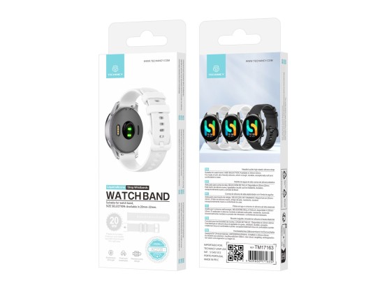 Correia 20 Mm Relogio Inteligente -Silicone Impermeavel Correia, Substituicao Bracelete Compativel C Correia 20 Mm Relogio Inteligente -Silicone Impermeavel Correia, Substituicao Bracelete Compativel C