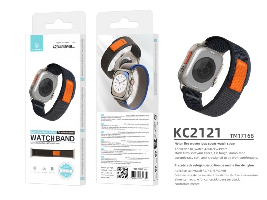 Sportarmband Kompatibel mit Apple Watch 42 Mm, 44 Mm, 45 Mm, 49 Mm, Nylon und Klettverschluss, verst Sportarmband Kompatibel mit Apple Watch 42 Mm, 44 Mm, 45 Mm, 49 Mm, Nylon und Klettverschluss, verst