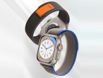 Bracelet sport compatible avec Apple Watch 42 Mm, 44 Mm, 45 Mm, 49 Mm,Nylon et Velcro, sangles de re