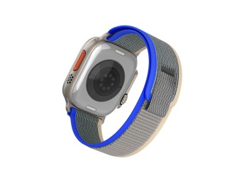 Bracelet sport compatible avec l'Apple Watch 42 Mm, 44 Mm, 45 Mm, 49 Mm,bracelet nylon et velcro, br
