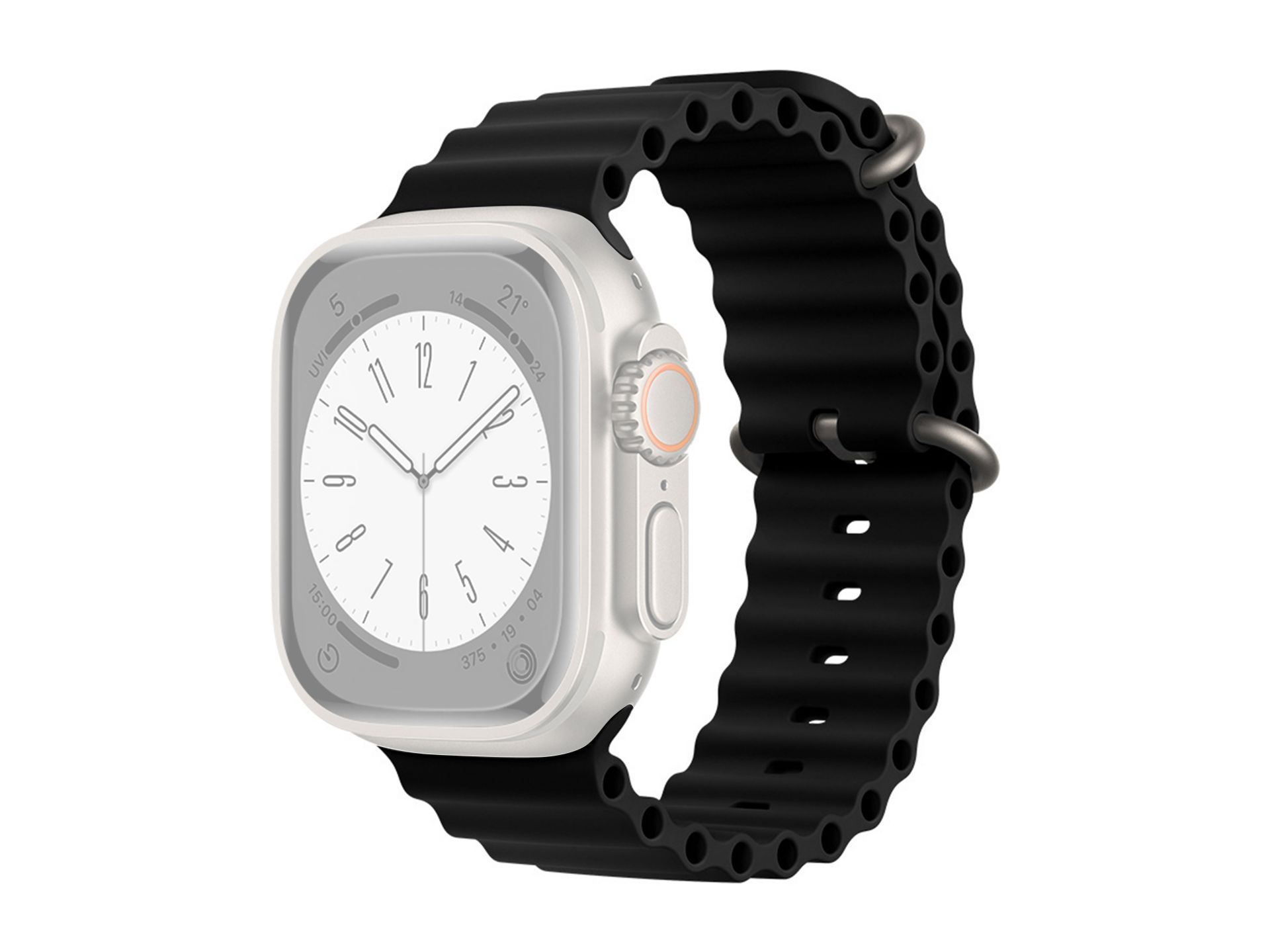 Stainless Steel Silicone Strap Compatible With Apple Watch Straps 38 Mm 40 Mm 41 Mm, Metal Replaceme Stainless Steel Silicone Strap Compatible With Apple Watch Straps 38 Mm 40 Mm 41 Mm, Metal Replaceme