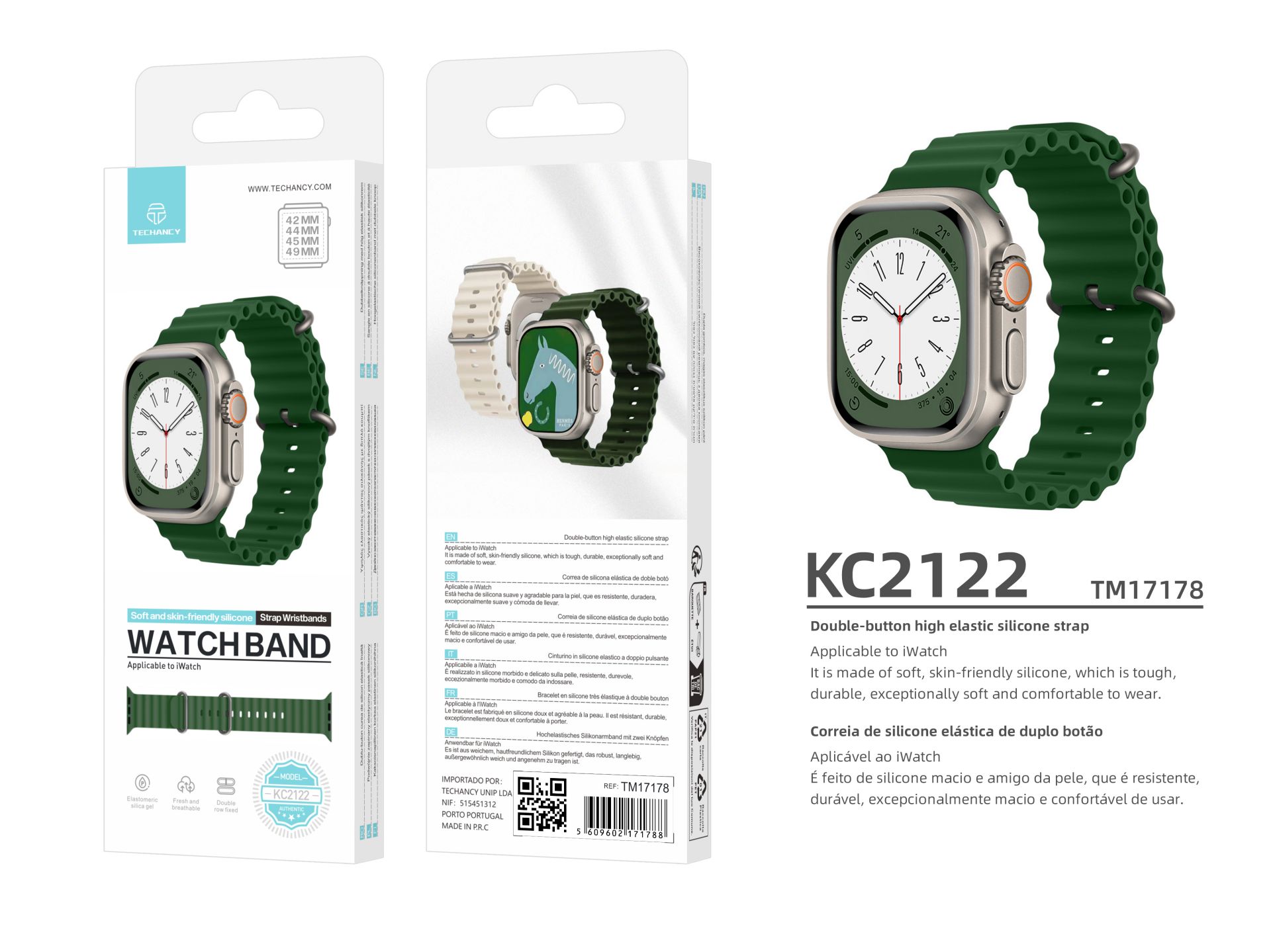 Stainless Steel Silicone Strap Compatible With Apple Watch Strap 42 Mm 44 Mm 45 Mm 49 Mm , Women's M Stainless Steel Silicone Strap Compatible With Apple Watch Strap 42 Mm 44 Mm 45 Mm 49 Mm , Women's M