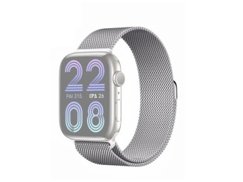 Cinturino in metallo magnetico in acciaio inossidabile compatibile con il cinturino di Apple Watch 3