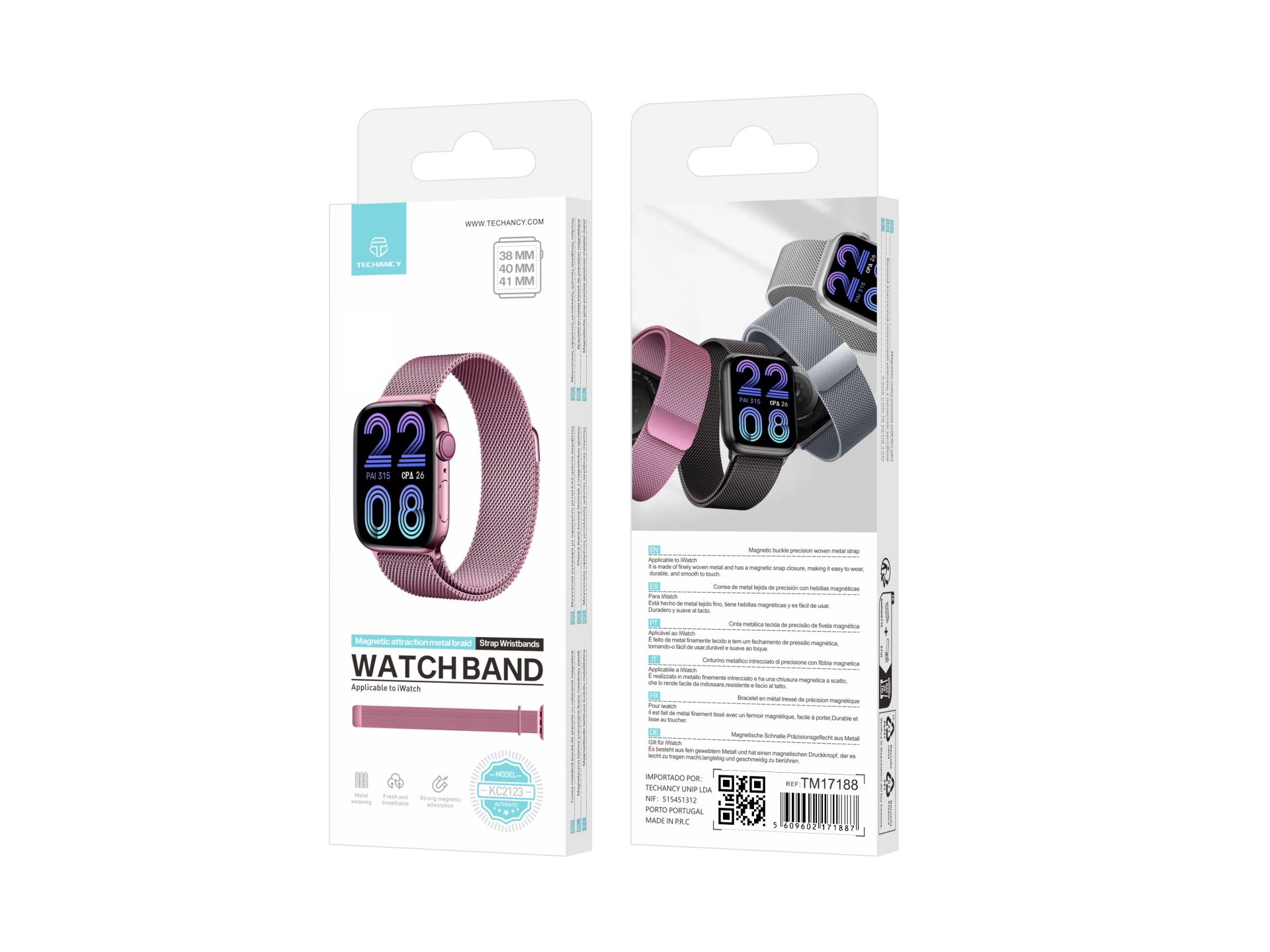 Bracelet magnétique en acier inoxydable compatible avec les bracelets Apple Watch 38 Mm 40 Mm 41 Mm, Bracelet magnétique en acier inoxydable compatible avec les bracelets Apple Watch 38 Mm 40 Mm 41 Mm,