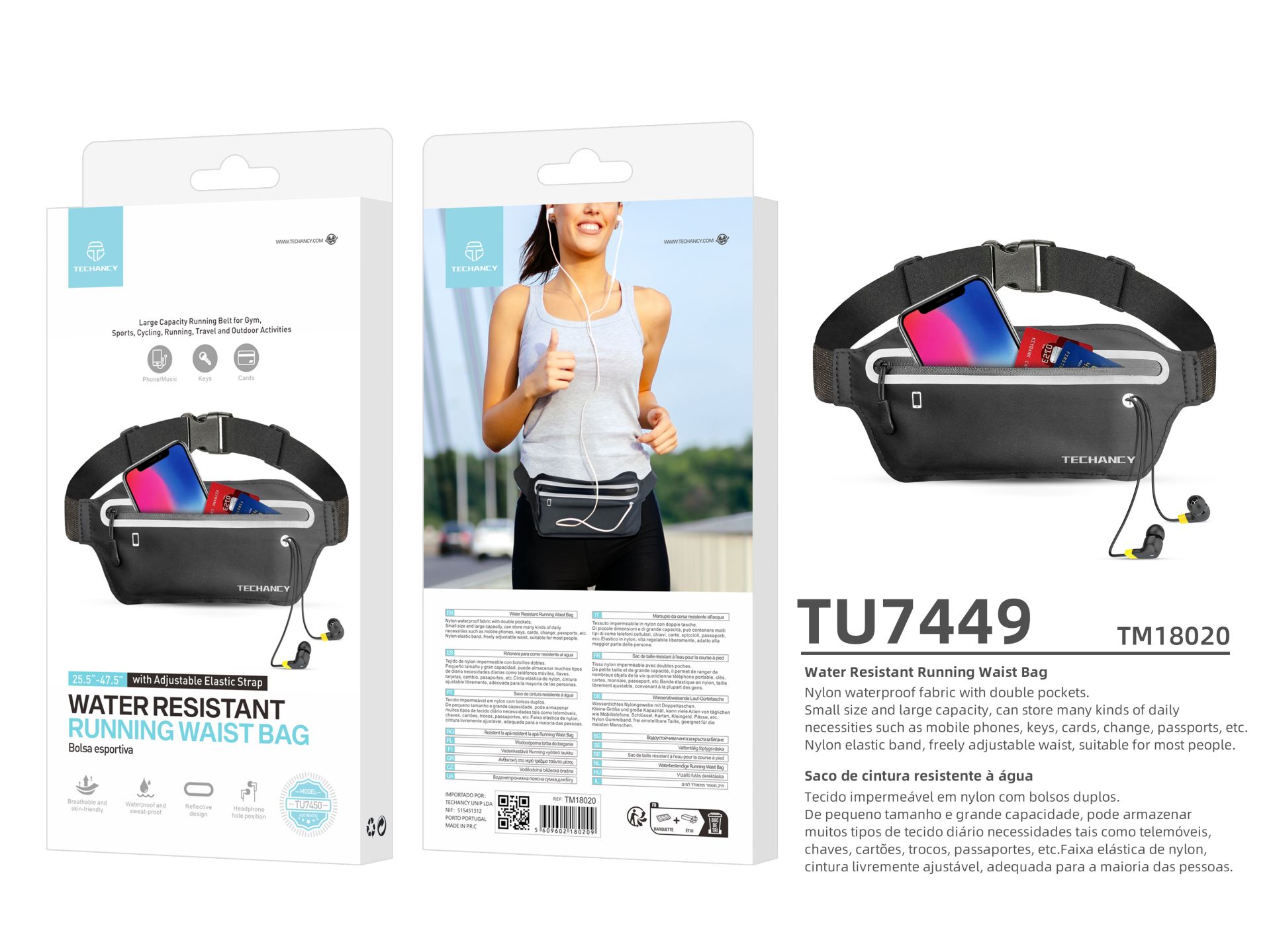 Bolsa Desportiva De Corrida Para Telelmovel Preto Bolsa Desportiva De Corrida Para Telelmovel Preto