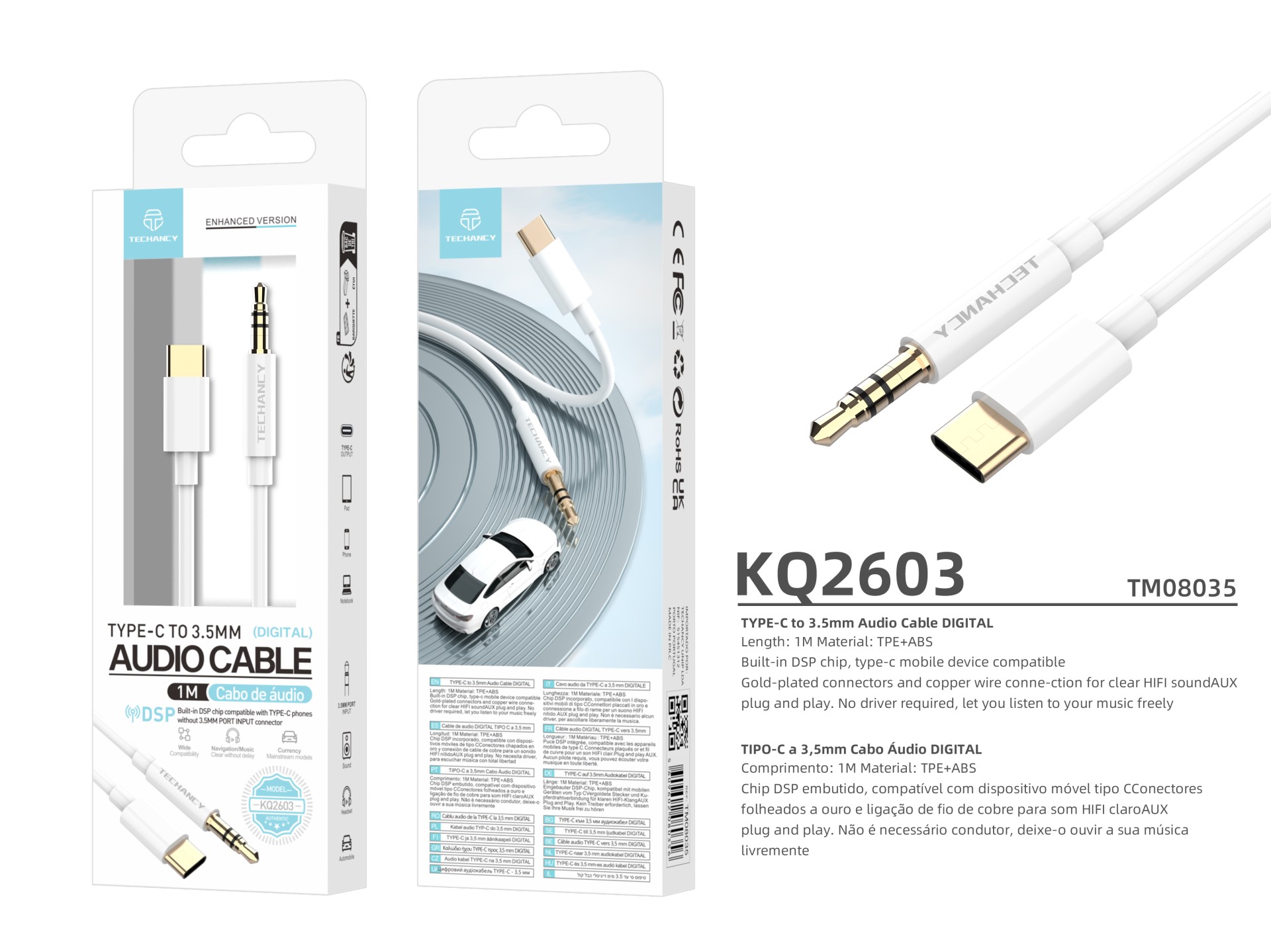 Aux Cable Usb C To Jack 1 M, Usbc To 3.5 Mm Car Headphone Jack Adapter For Huawei P40/P30/P20/Mate 2 Aux Cable Usb C To Jack 1 M, Usbc To 3.5 Mm Car Headphone Jack Adapter For Huawei P40/P30/P20/Mate 2