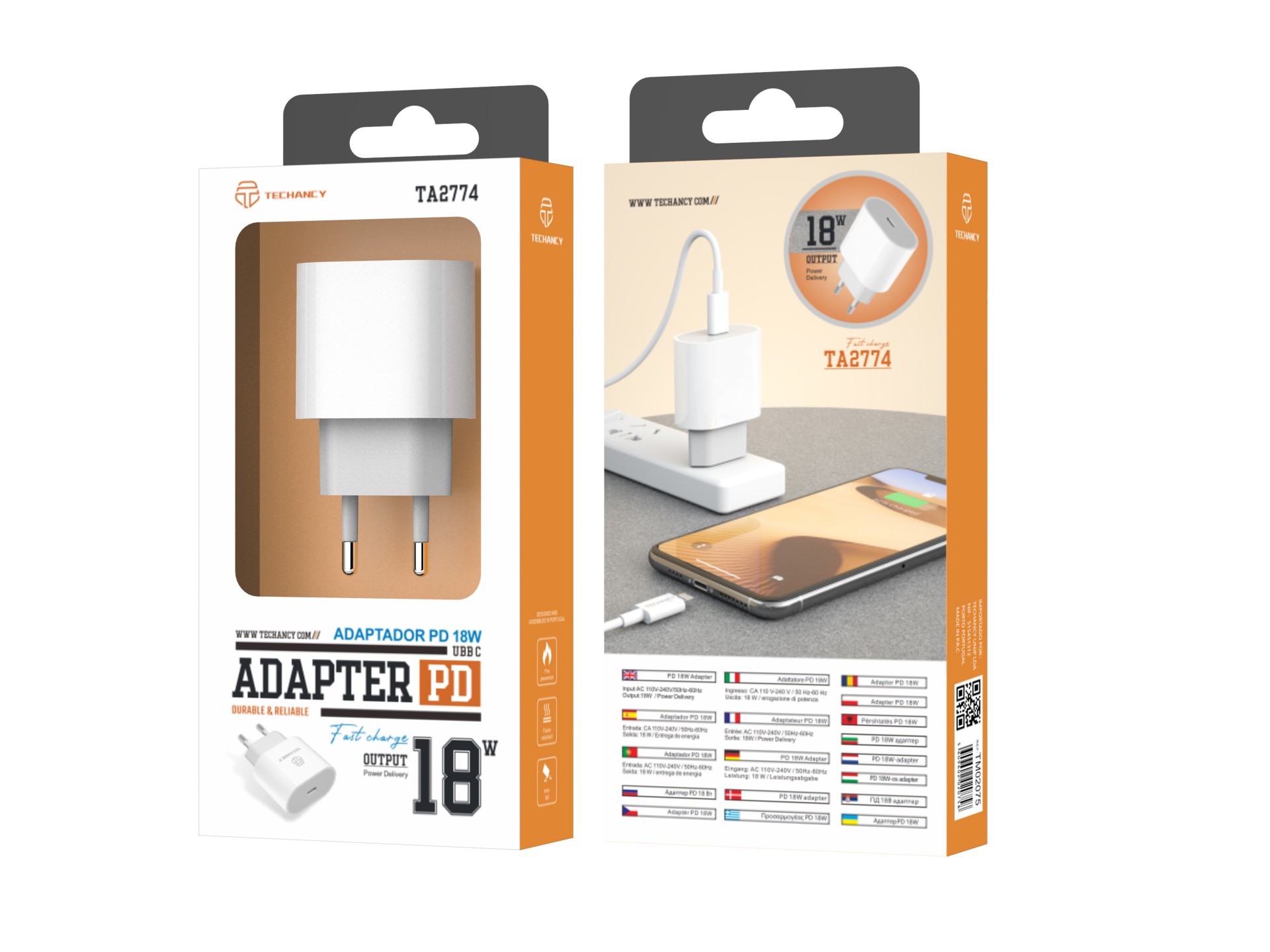 Pd 18W Fast Charger White Pd 18W Fast Charger White