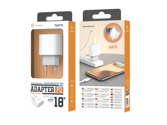 Pd 18W Fast Charger White Pd 18W Fast Charger White