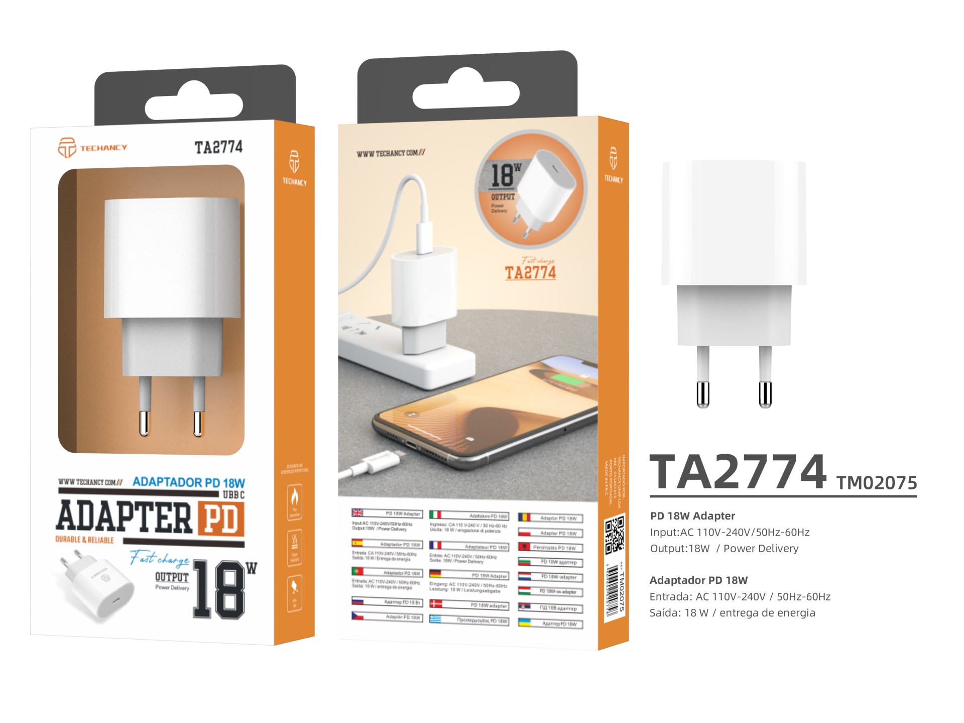Pd 18W Fast Charger White Pd 18W Fast Charger White