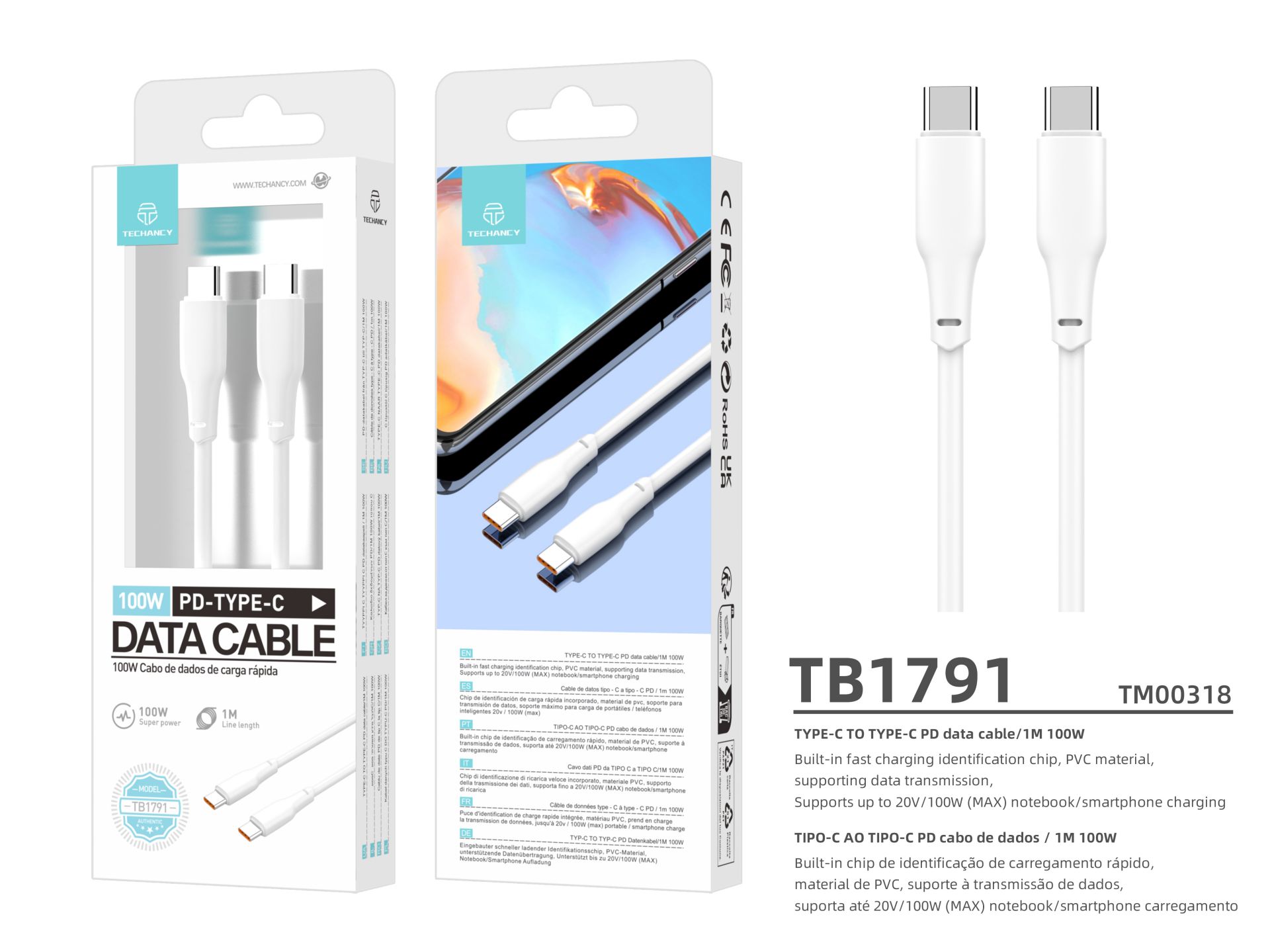 Usb C zu Usb C Kabel 1 M, 100 W Usb Typ C Schnellladekabel Pd 5A Qc 4.0 Typ C kompatibles Ladekabel Usb C zu Usb C Kabel 1 M, 100 W Usb Typ C Schnellladekabel Pd 5A Qc 4.0 Typ C kompatibles Ladekabel
