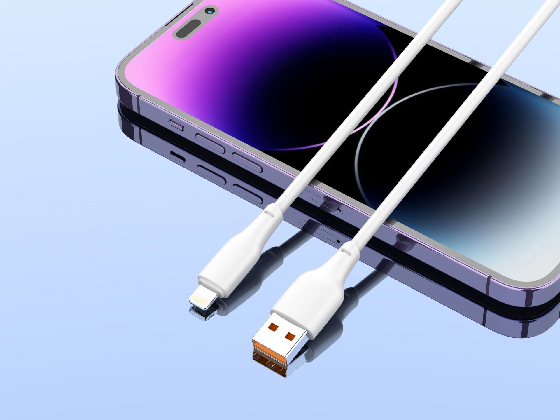 Cable USB Lightning ,Cable Lightning Para Iphone, Ipad Y Airpods, Cable De Carga Para Iphone Blanco Cable USB Lightning ,Cable Lightning Para Iphone, Ipad Y Airpods, Cable De Carga Para Iphone Blanco