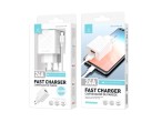 Chargeur Avec Cable Usb-Type C 2.4A 1M 2Usb Blanc