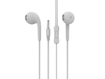 Macaron 3.5Mm Wire Control Headphones 1.2M Grey