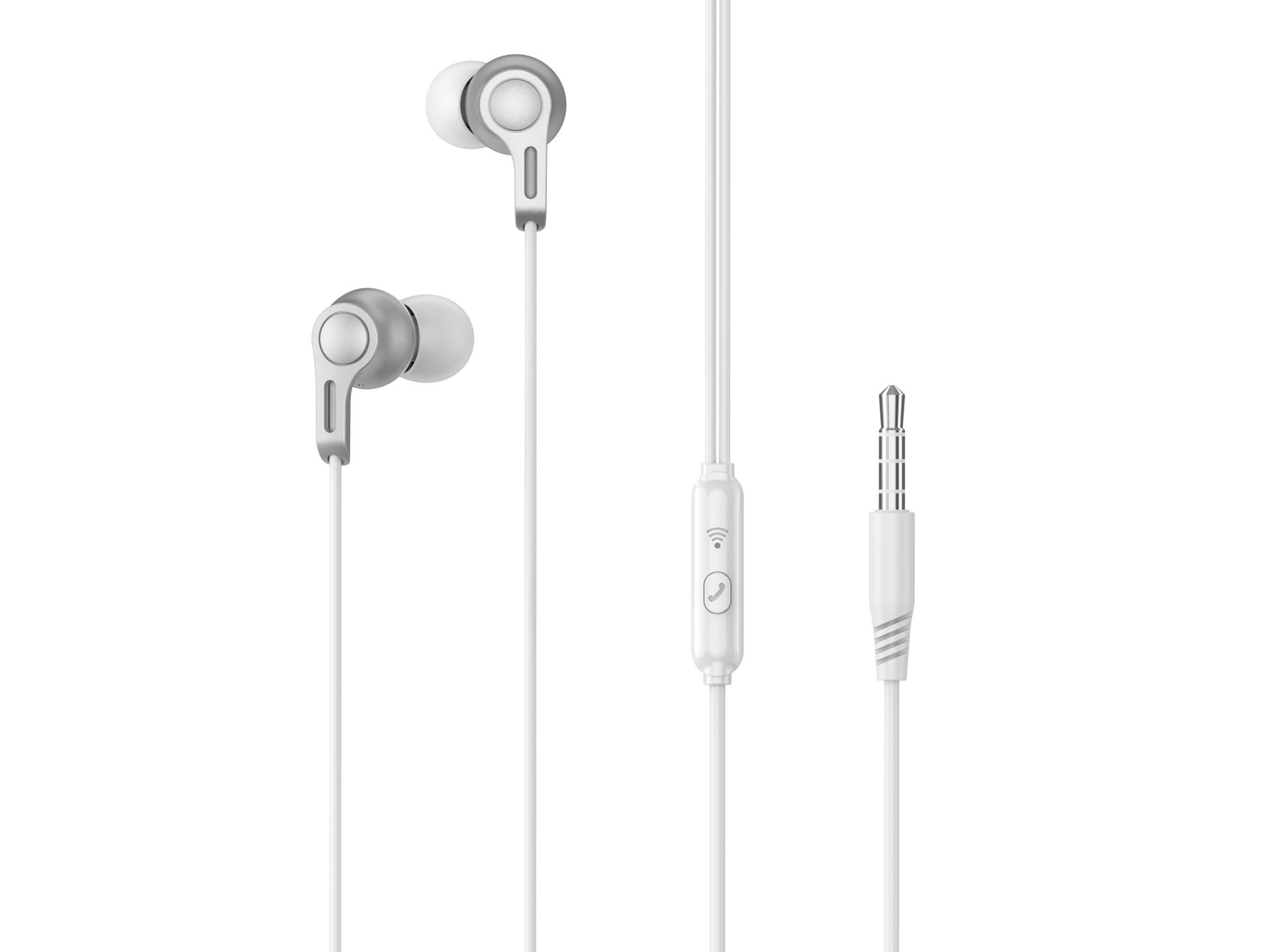 Cuffie In-Ear con cavo e microfono, auricolari con jack, caschi di musica con bassi potenti, per Iph Cuffie In-Ear con cavo e microfono, auricolari con jack, caschi di musica con bassi potenti, per Iph