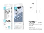 In-Ear Headphones With Cable And Microphone, Earphone With Jack, Music Helmets With Powerful Bass, F