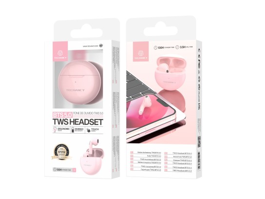 Auriculares Tws Rosa