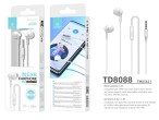 In-Ear Headphones With Cable And Microphone, Earphone With Jack, Music Helmets With Powerful Bass, F