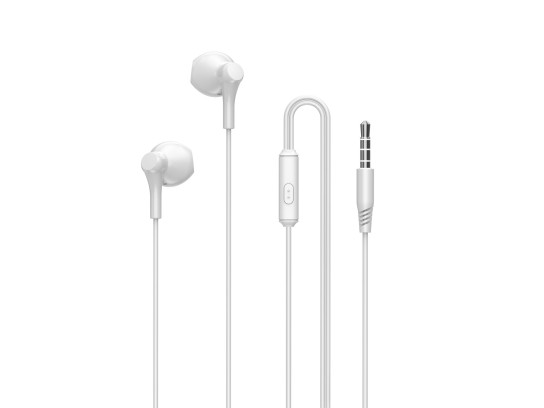 Auriculares In Ear Com Cabo E Microfone, Auricular Com Jack, Capacetes Musica Com Graves Potentes, P